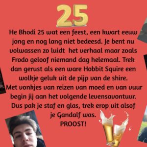 Spandoek of poster 135 cm x 300 cm